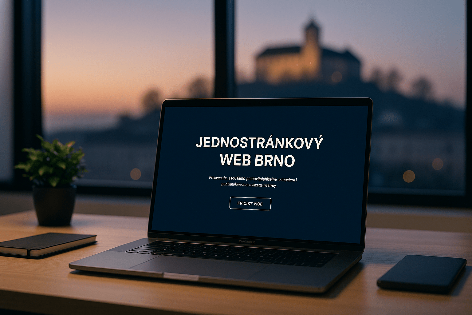 jednostránkový web Brno